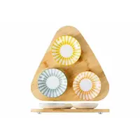Aperoset Copa met serveerplank & 3x bowl D10cm x H2,5cm