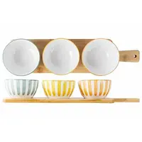 Aperoset Copa met serveerplank & 3x bowl D11,5 x H5 cm