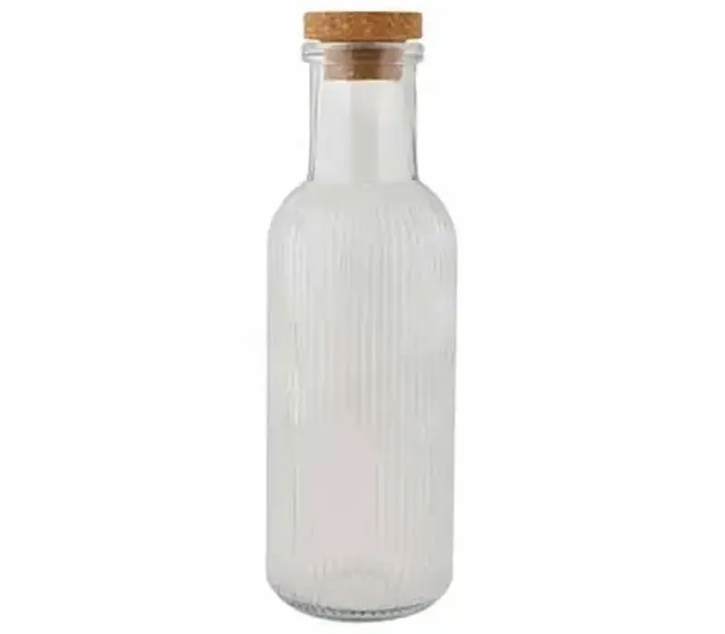 Raya Karaffe 1 l mit Korken - transparent