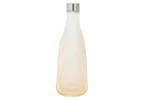 Cosy & Trendy Fles met dop Atla 1 L D10,1xH28cm - Sparkling Champagne