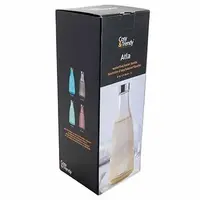 Fles met dop Atla 1 L D10,1xH28cm - Sparkling Champagne