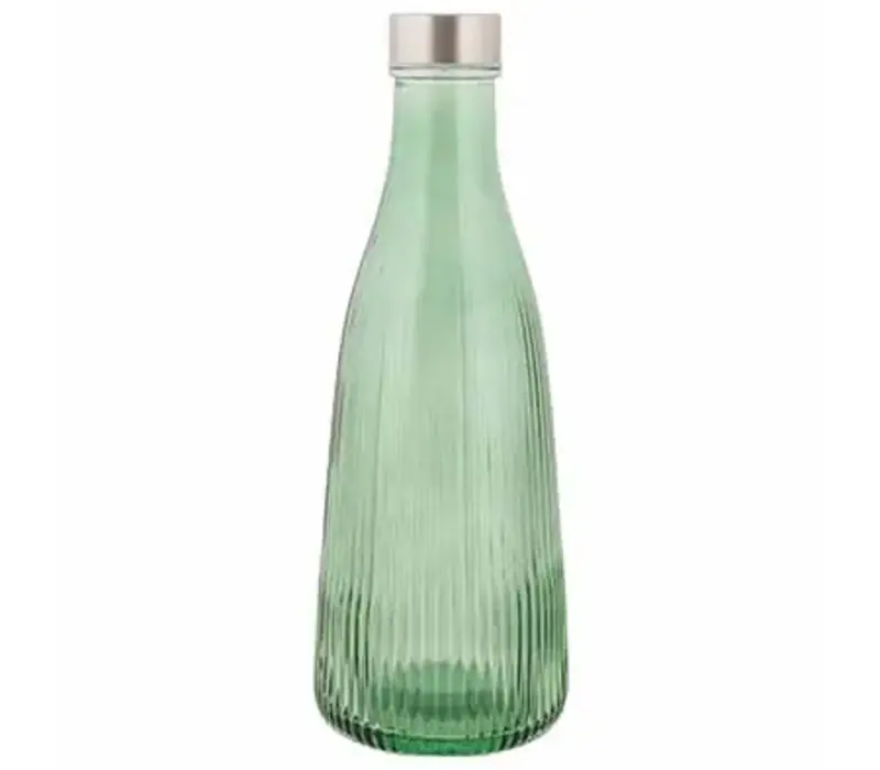 Bottle with cap Atla 1 L D10.1xH28cm - Thyme Green