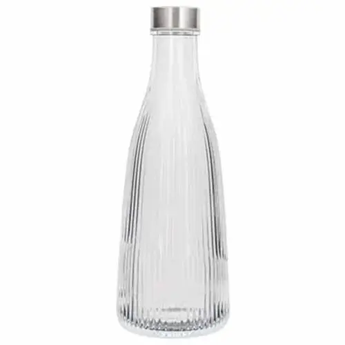 Bottle with cap Atla 1 L D10.1xH28cm - Translucent 