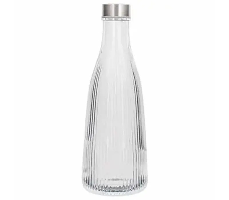 Fles met dop Atla 1 L D10,1xH28cm - Translucent