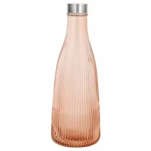 Bottle with cap Atla 1 L D10.1xH28cm - Bronze 
