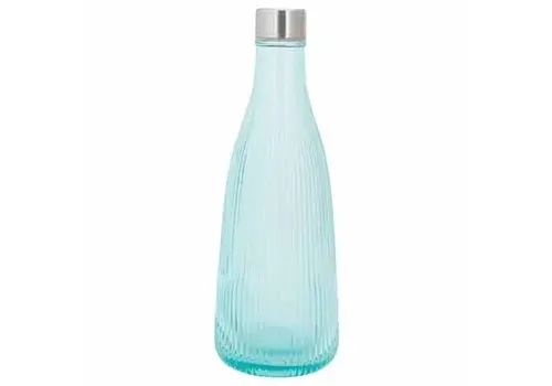 Cosy & Trendy Fles met dop Atla 1 L D10,1xH28cm - Mineral Green
