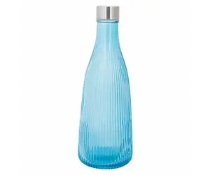 Cosy &amp; Trendy Bouteille avec bouchon Atla 1 L D10,1 x H28 cm - Azure Blue