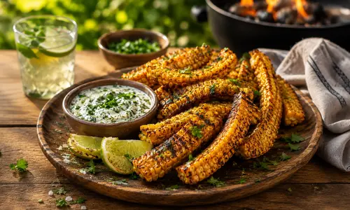 Gegrilde maïsribbetjes