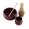 5-piece matcha set, Aubergine