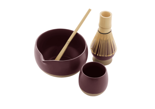 Point Virgule Coffret matcha 5 pièces, Aubergine