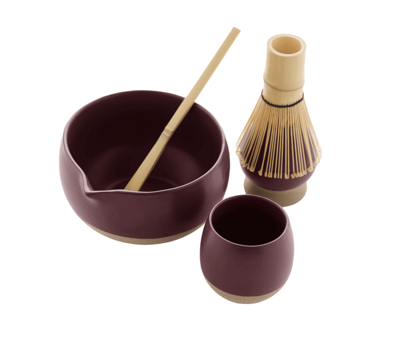 Matchaset 5-delig, Aubergine