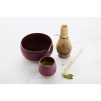 5-teiliges Matcha-Set, Aubergine