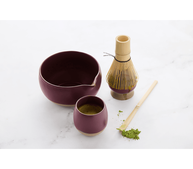 Matchaset 5-delig, Aubergine