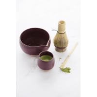 5-piece matcha set, Aubergine