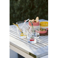 Glas- und Strohhalmset mit Kirsche – 300 ml