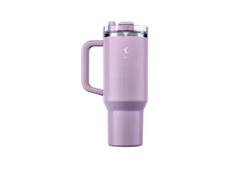 Lurch Big Cup Edelstahl-Isolierbecher, lila – 1,2 l