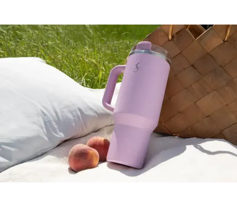 Mug isotherme en acier inoxydable Big Cup violet - 1,2 L