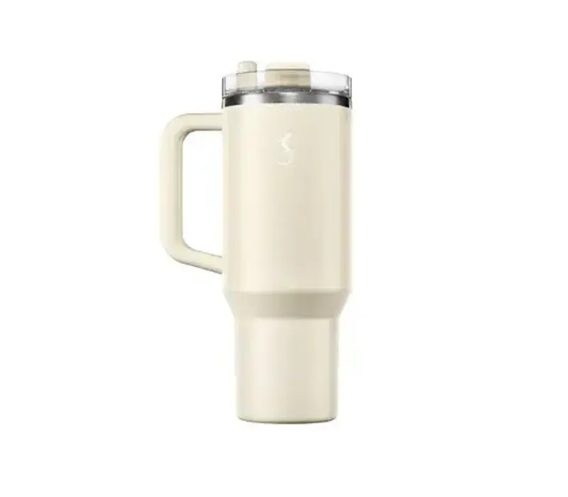 Big Cup Isoleerbeker uit roestvrij staal Crème - 1,2 L