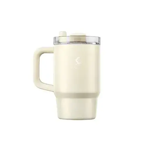 Mug isotherme Big Cup Mini en acier inoxydable couleur crème - 0,8 L 