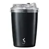 Lurch Coffee To Go Isoleerbeker roestvrij staal Zwart - 0,3 L