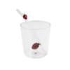 Point Virgule Ensemble verre et paille à la fraise - 300 ml