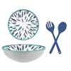 Fish - Salad set in melamine 28 x 9 cm