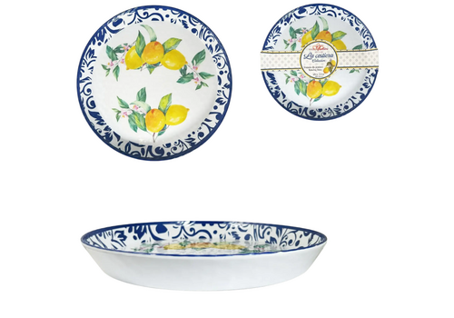 Limoni Due - Plat rond en mélamine 35 x 4 cm