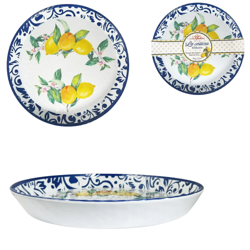 Limoni Due – Runde Melaminschale 35 x 4 cm 
