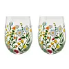 Flora Meadowsweet Tumbler - set of 2 glasses