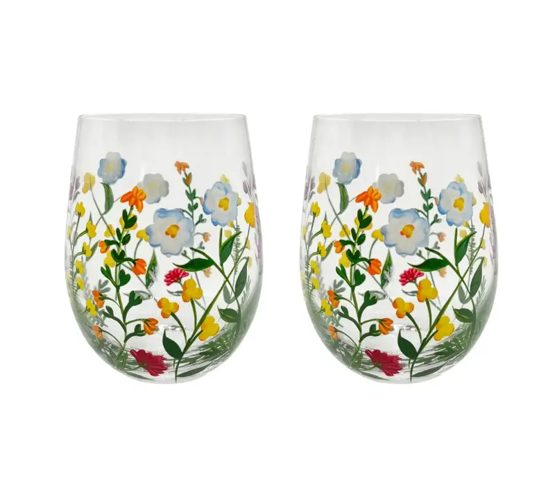 Tumbler Flora Meadowsweet - set van 2 glazen