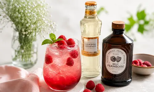 Raspberry Ginger Mocktail