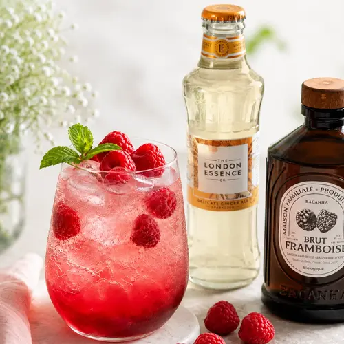 Raspberry Ginger Mocktail