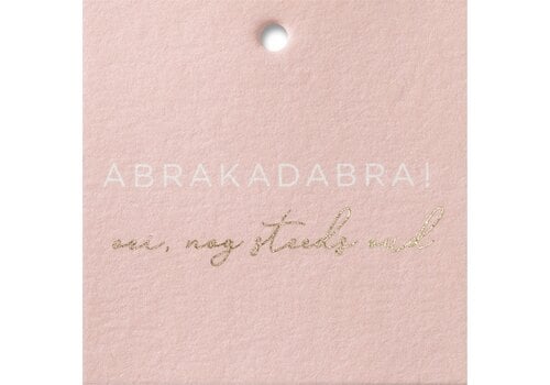 Papette Kadokaartje - Abrakadabra!