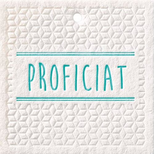 Gift card - Proficiat 
