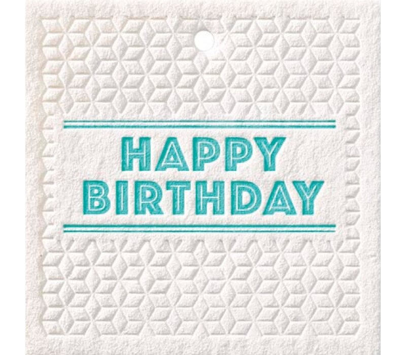 Kadokaartje - Happy Birthday