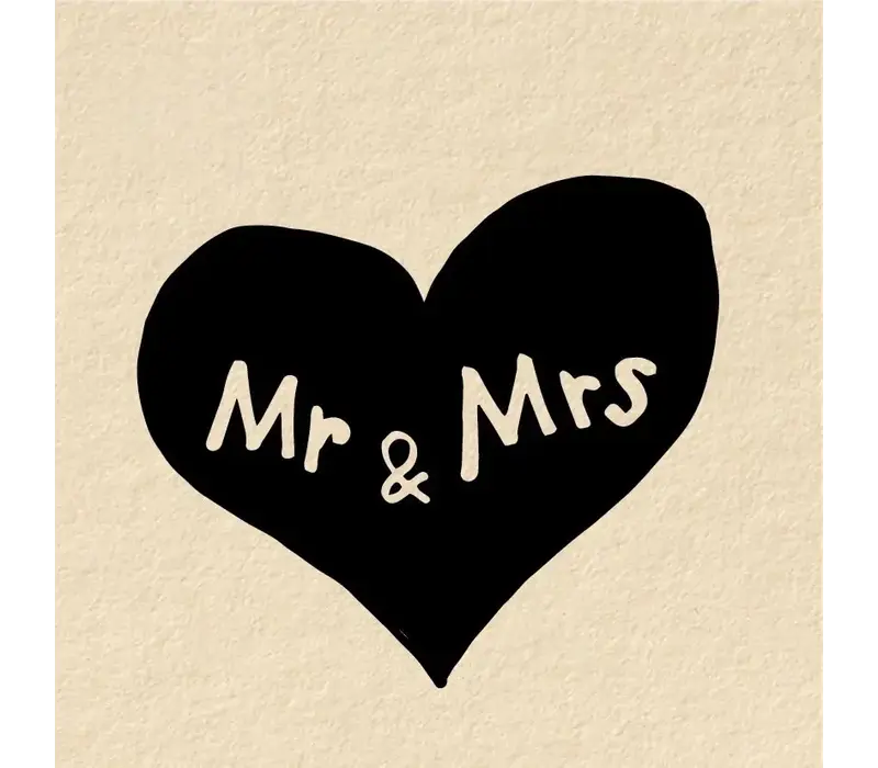 Geschenkkarte – Mr & Mrs