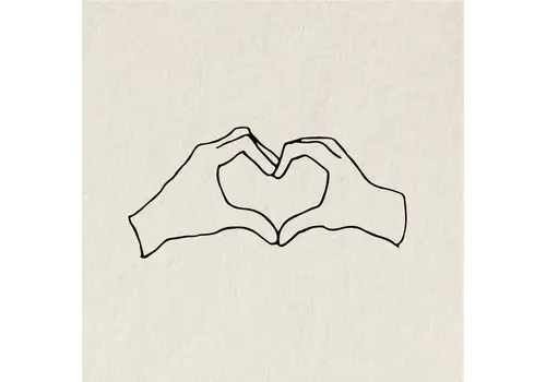 Papette Kadokaartje - Love Heart Hands