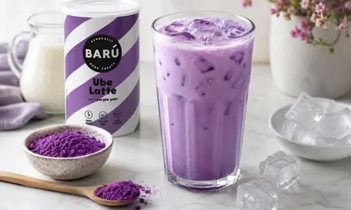 Iced Ube Latte