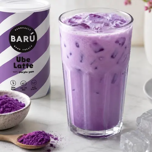 Iced Ube Latte