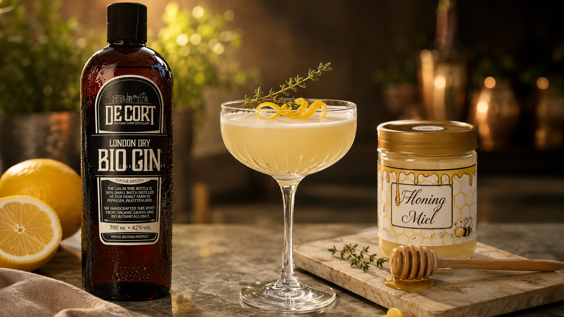Bee’s Knees cocktail