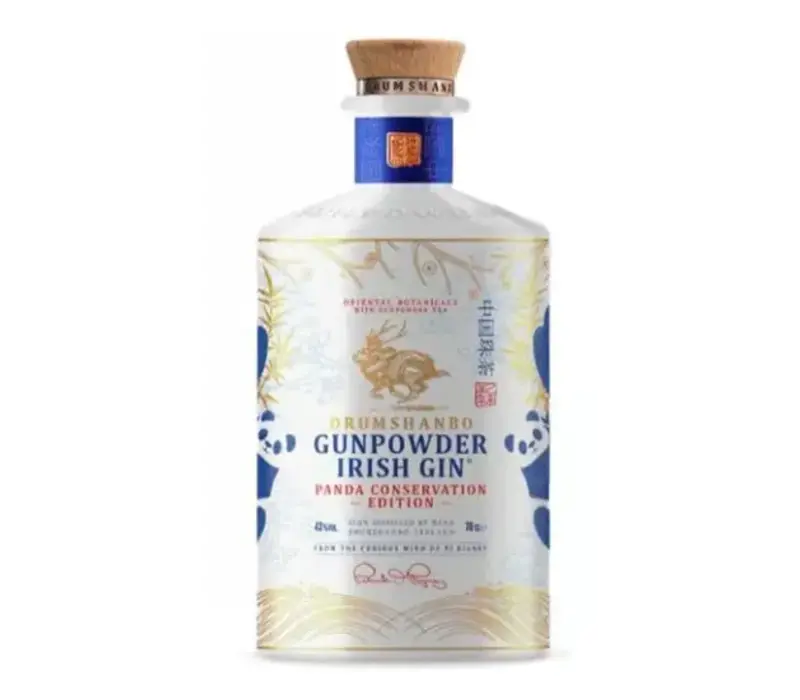 Gin Drumshanbo Gunpowder Édition Panda Conservation 70 cl