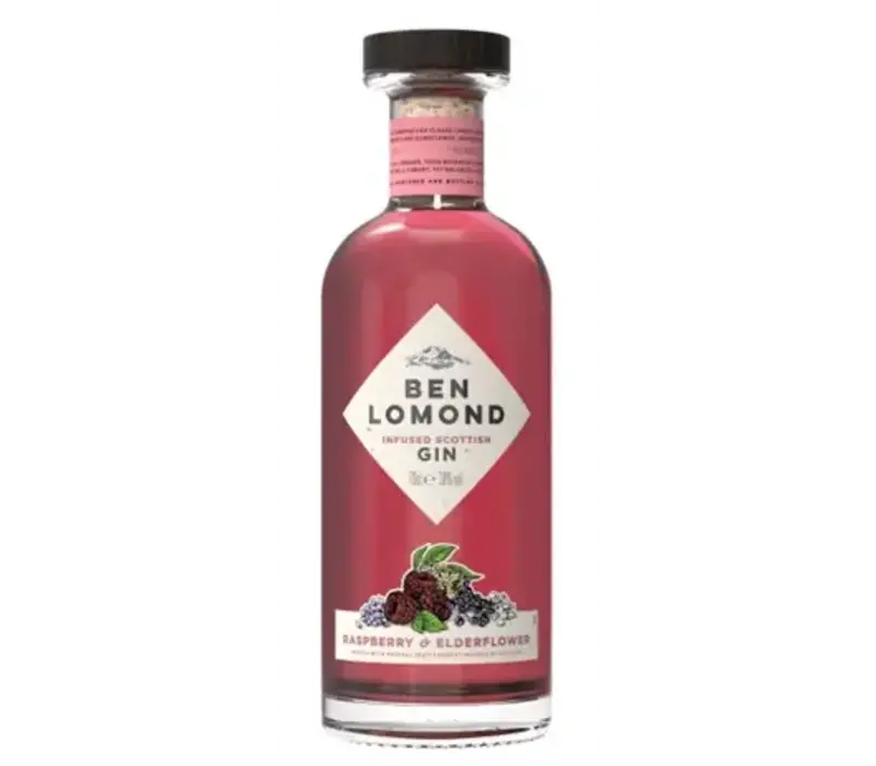 Ben Lomond Raspberry & Elderflower Gin 70 cl