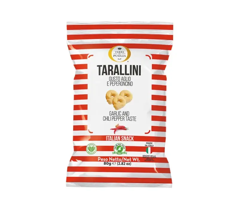 Tarallini Gusto Aglio & Peperoncino 80 g