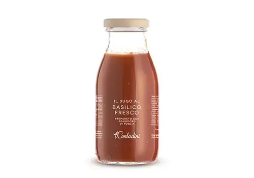 I Contadini Sugo al basilico fresco 250 g