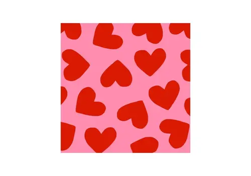 Braun & Company Serviettes More Amor 25 x 25 cm