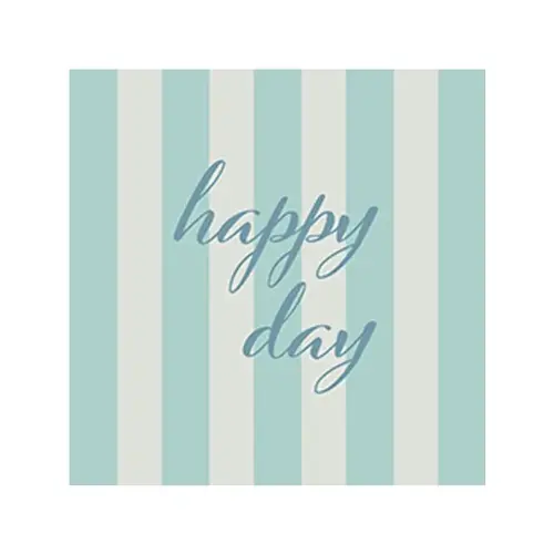 Servietten So happy Dusty Mint 25 x 25 cm 