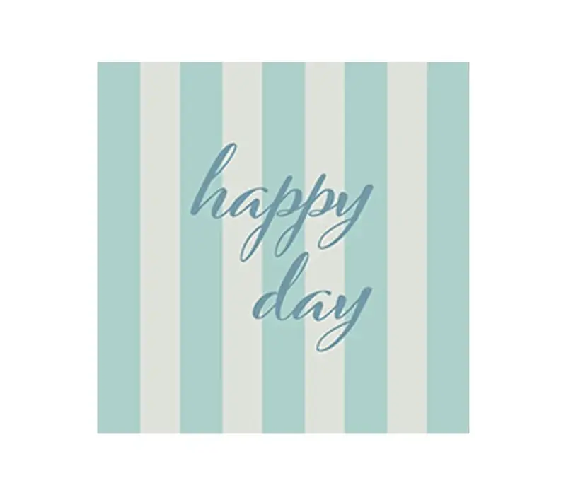 Servietten So happy Dusty Mint 25 x 25 cm