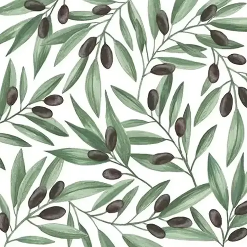 Olive Servietten, 33 x 33 cm 