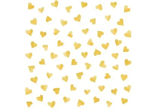 Braun & Company Servietten My Hart Gold 33 x 33 cm