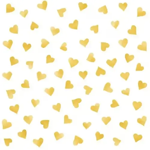 Servietten My Hart Gold 33 x 33 cm 